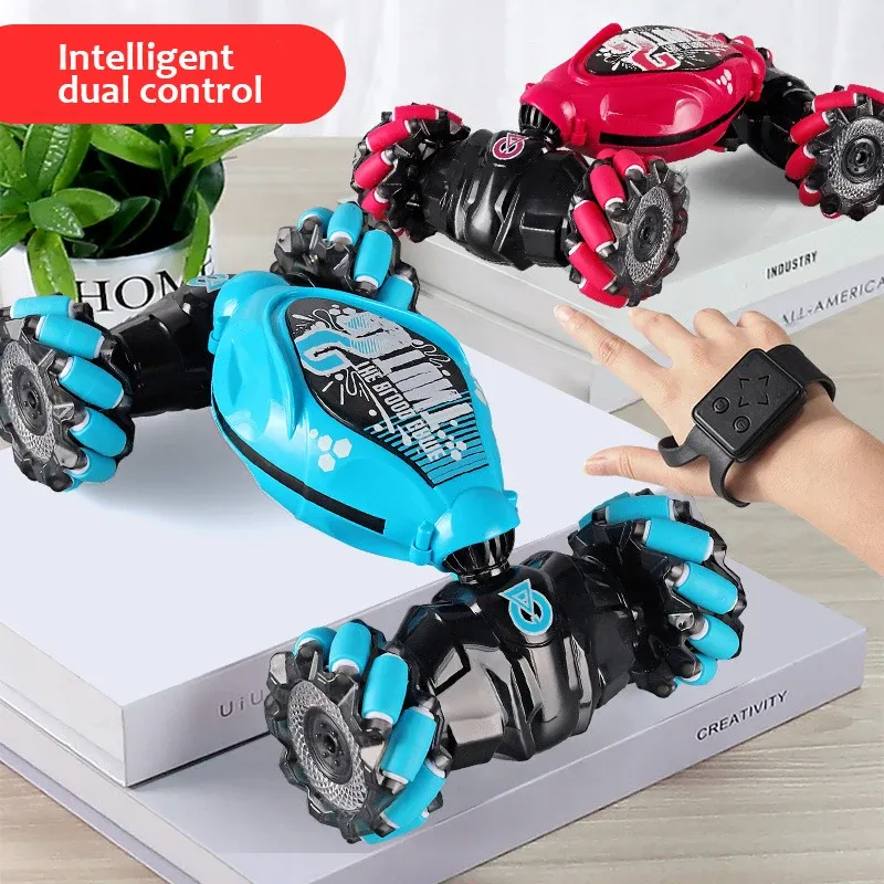 רכב פעלולים על שלט עם שעון תנועת יד ונורות LED – תמונה 3