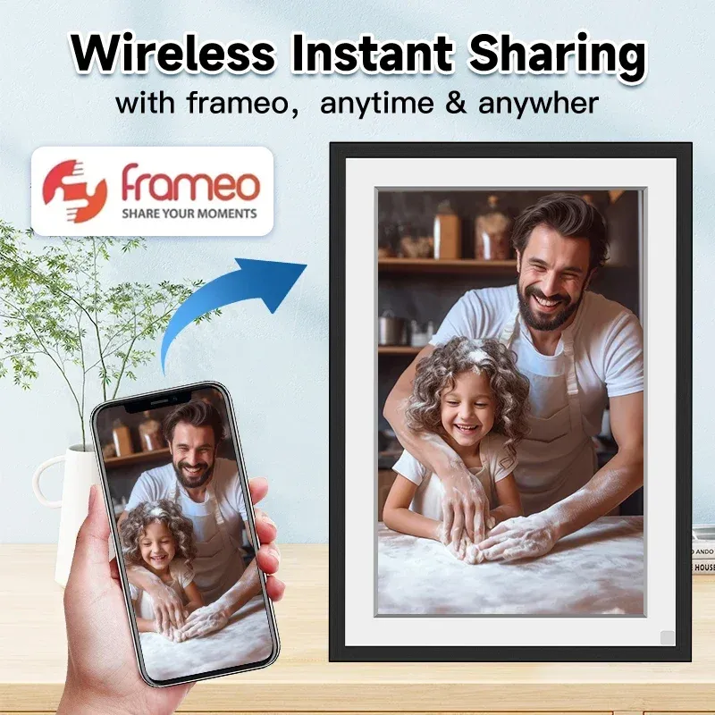 ⁦מסגרת תמונות דיגיטלית WiFi 10 אינץ' וזיכרון 32GB⁩ – תמונה ⁦6⁩