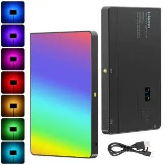 פאנל תאורה RGB לצילום עם 266 LED וסוללה 8000mAh
