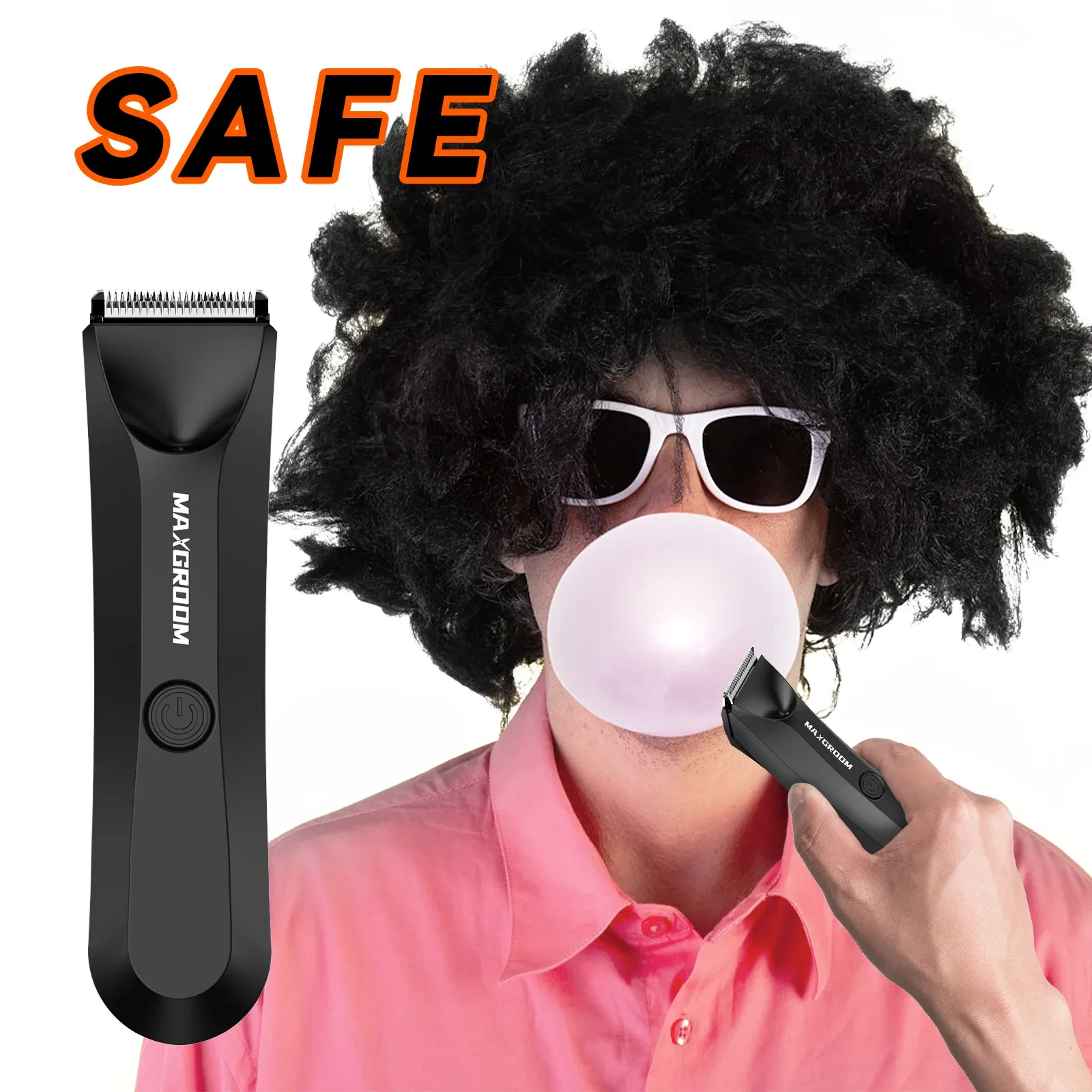 מכונת גילוח למפשעה נטענת ועמידה במים לאזורים אינטימיים – תמונה 4