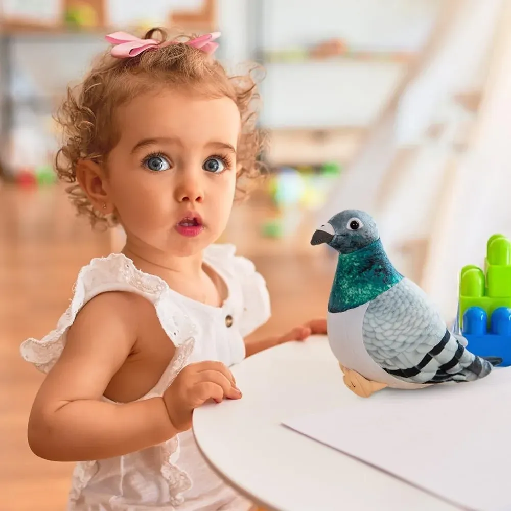 ⁦בובת יונה רכה ומציאותית לכל הגילאים – במגוון צבעים⁩ – תמונה ⁦6⁩