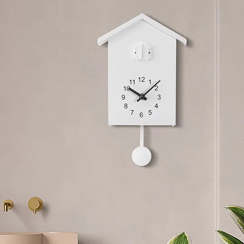 שעון קוקייה לקיר 20×25 סמ לסלון, משרד או מתנה – תמונה 4