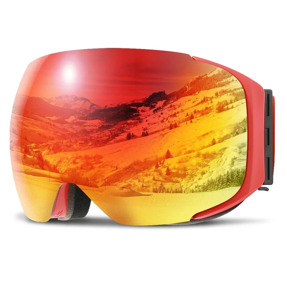 משקפי סקי UV400 אנטי-פוג לגברים ונשים – סקי וסנובורד
