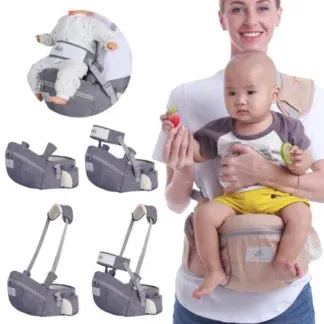 מנשא תינוק ארגונומי חזיתי עם כיס קנגרו לנוחות מרבית