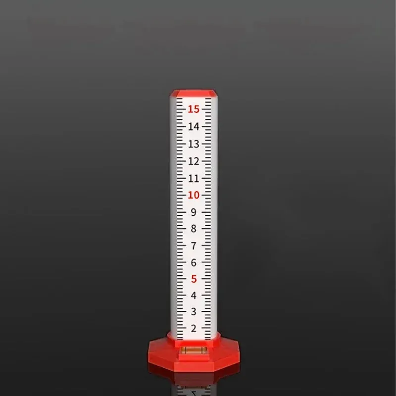 ⁦מודד גובה מגנטי לתקרה מונמכת – סרגל אלומיניום עם פלס⁩ – תמונה ⁦6⁩