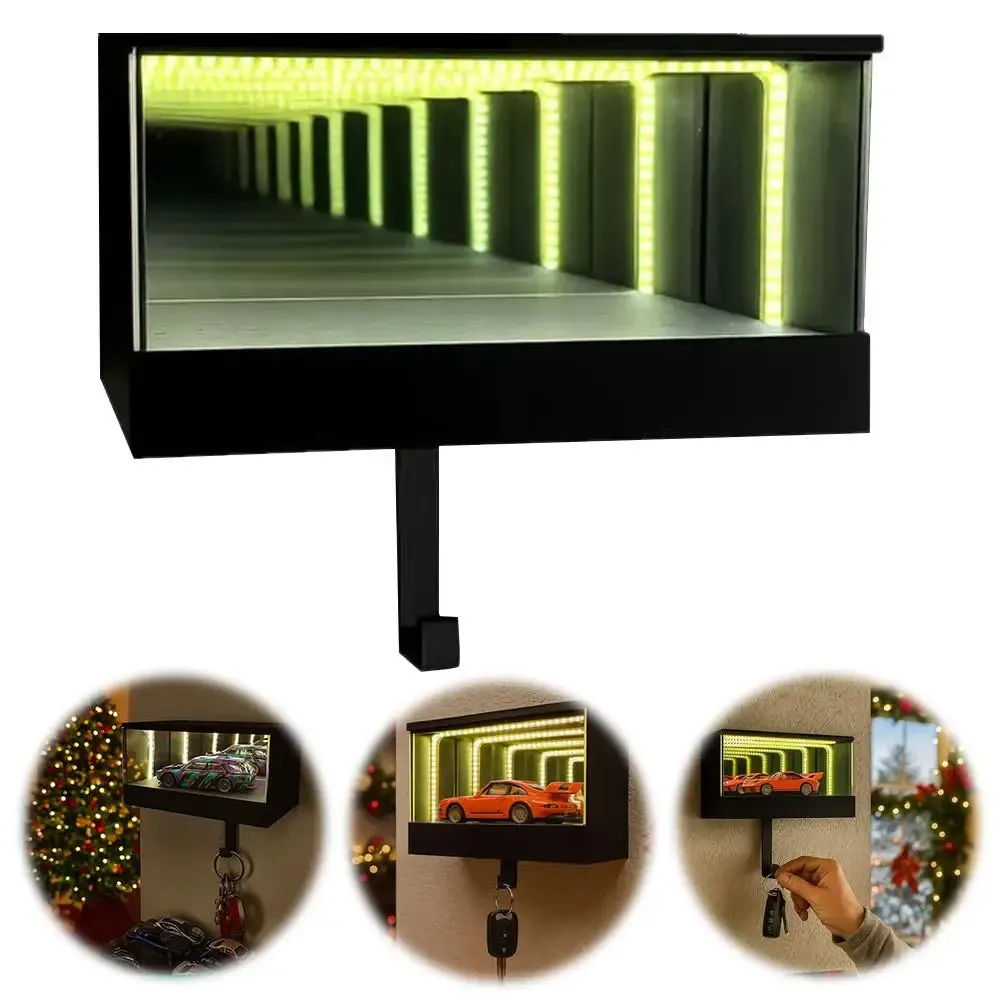 ⁦מתלה מפתחות רכב LED מעוצב לקיר עם תאורה חכמה⁩ – תמונה ⁦6⁩