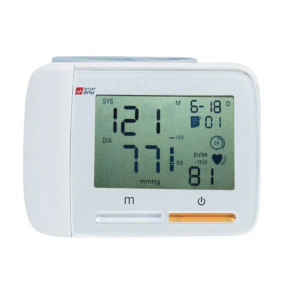 ⁦מודד לחץ דם דיגיטלי נייד עם צג LCD וזיכרון⁩ – תמונה ⁦2⁩