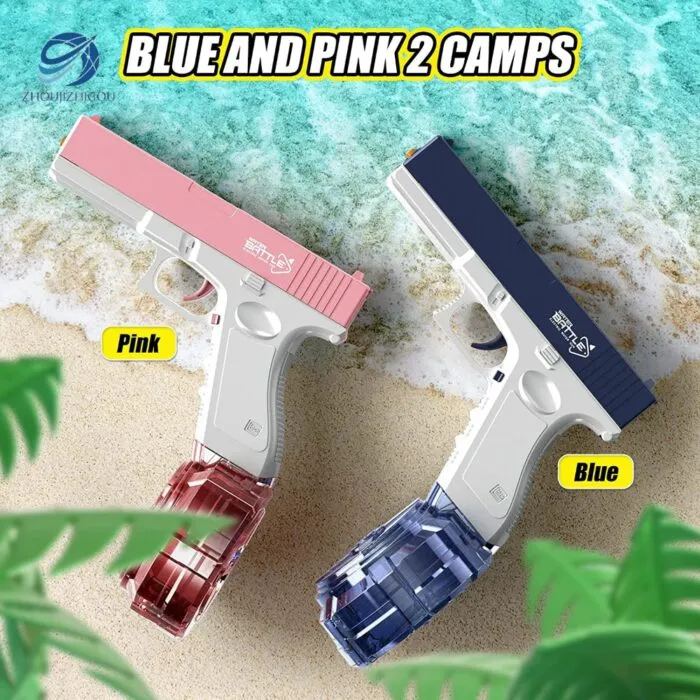 ⁦אקדח מים חשמלי נטען USB לילדים ומבוגרים לקיץ⁩ – תמונה ⁦7⁩