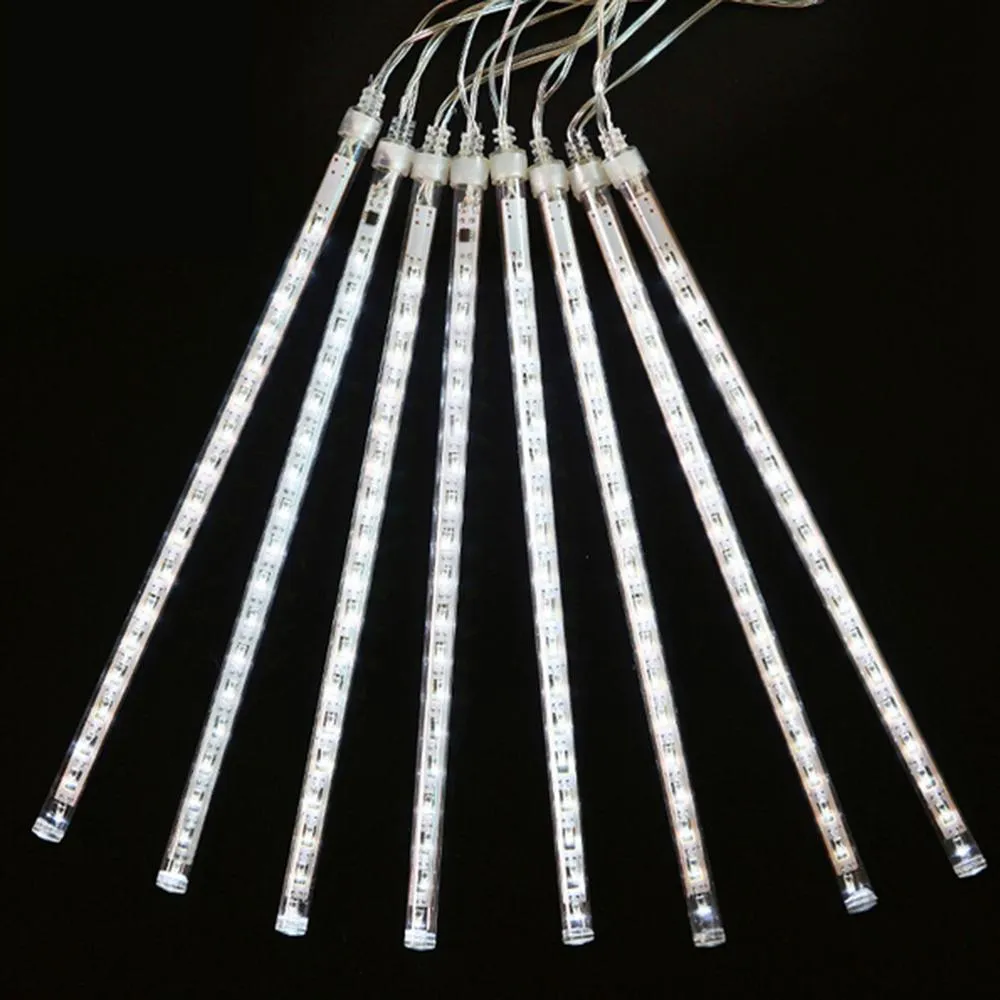 ⁦נורות קישוט זרם מים LED לחצר ולגינה – 8 יחידות⁩ – תמונה ⁦2⁩