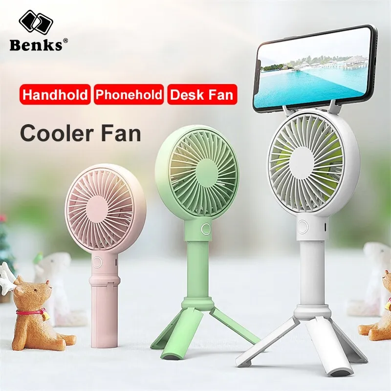 ⁦מאוורר נייד נטען USB קומפקטי עם 3 דרגות אוורור⁩ – תמונה ⁦2⁩