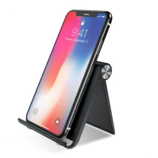 מעמד טלפון לשולחן מתכוונן עד 100 מעלות