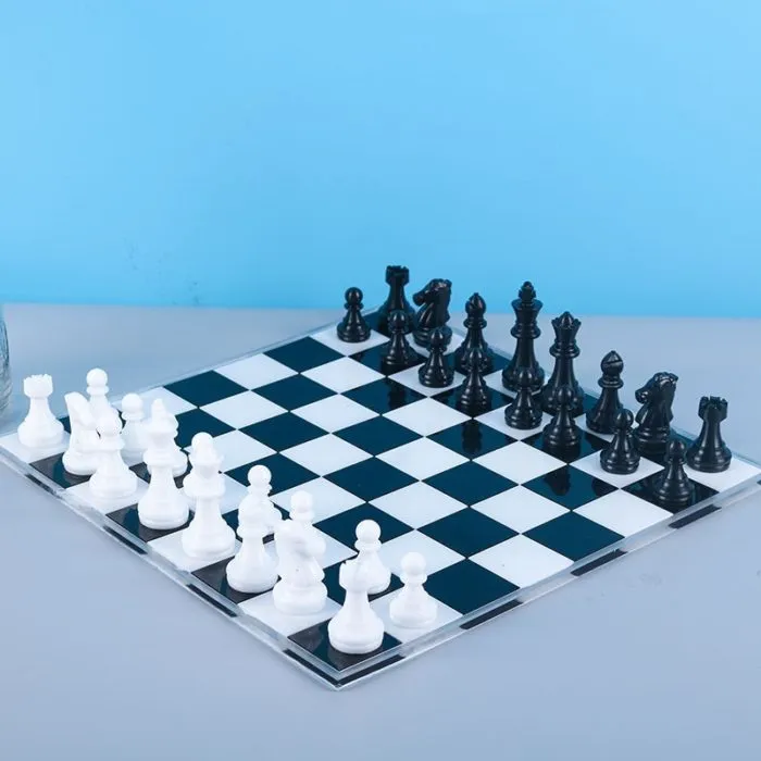 ⁦תבנית לוח שחמט להכנה עצמית עם כלים קלאסיים⁩ – תמונה ⁦4⁩