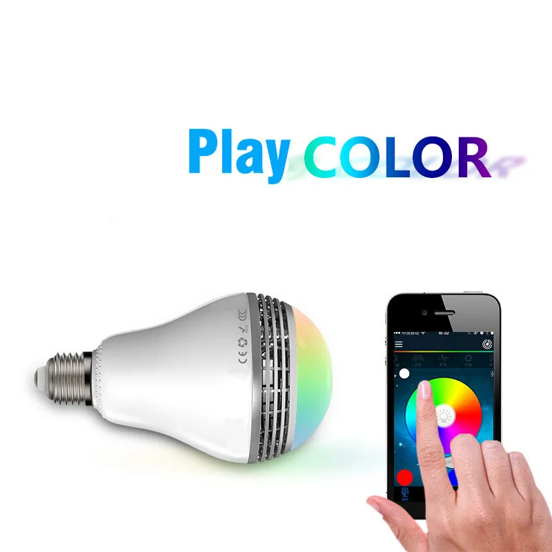 ⁦נורת LED רמקול בלוטות' מחליפת צבעים לסמארטפון⁩ – תמונה ⁦3⁩
