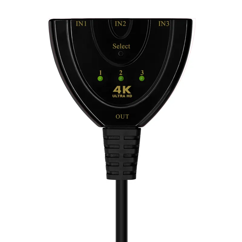 ⁦מפצל HDMI 4K עם 3 כניסות לחיבור מכשירים לטלוויזיה⁩ – תמונה ⁦4⁩