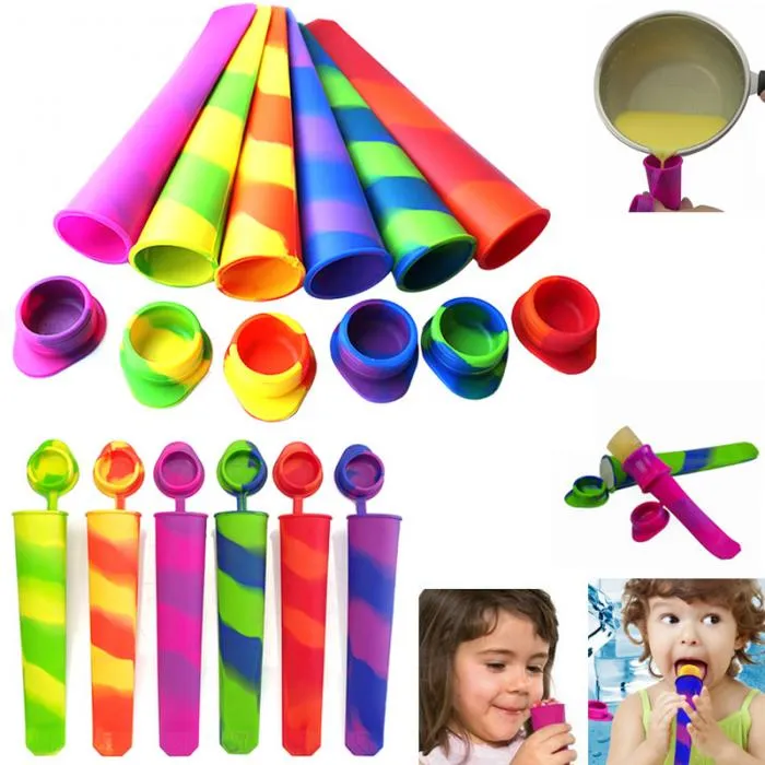 ⁦תבניות ארטיק סיליקון להכנת קינוחים בריאים – 6 יחידות⁩ – תמונה ⁦6⁩