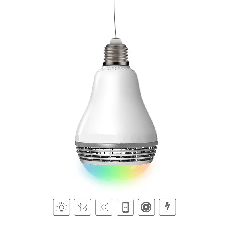 ⁦נורת LED רמקול בלוטות' מחליפת צבעים לסמארטפון⁩ – תמונה ⁦5⁩