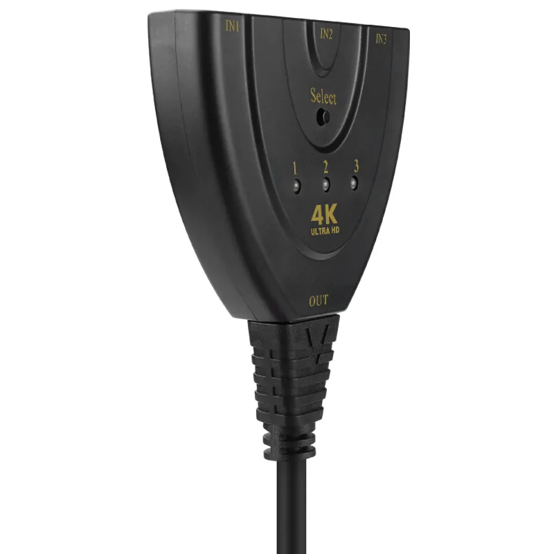 ⁦מפצל HDMI 4K עם 3 כניסות לחיבור מכשירים לטלוויזיה⁩ – תמונה ⁦5⁩
