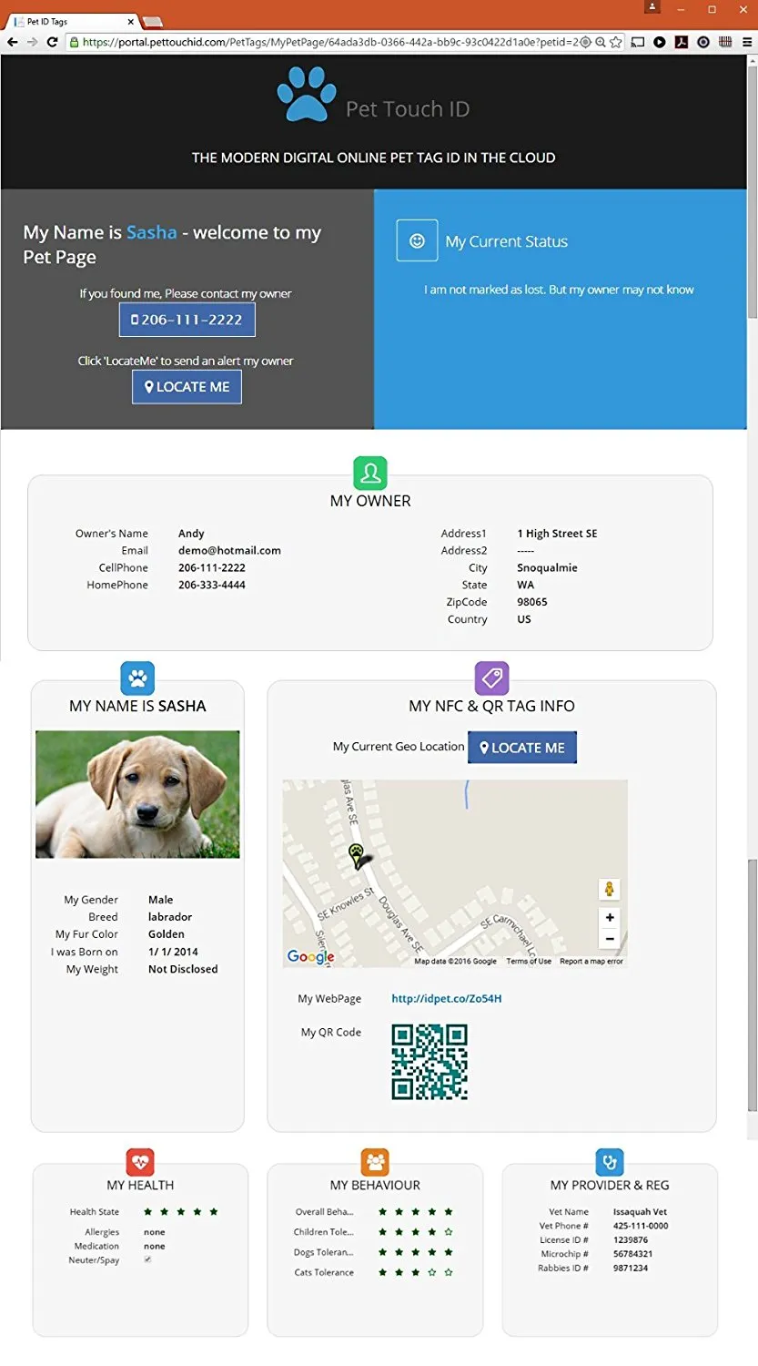 ⁦תג GPS לחיות מחמד עם QR קוד – עמיד במים וקל לשימוש⁩ – תמונה ⁦4⁩