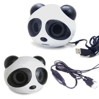 רמקול פנדה לילדים עם חיבור USB ו-AUX – מתנה מקורית