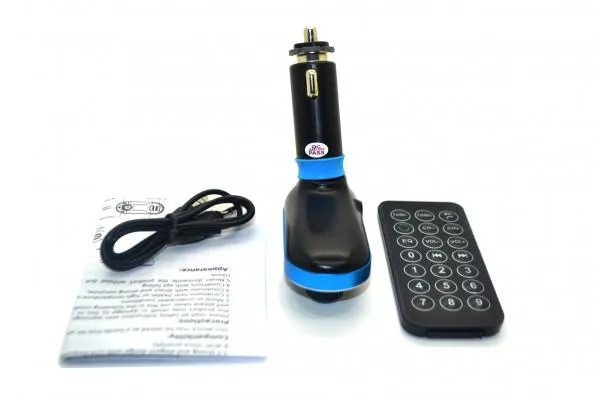 נגן בלוטות' לרכב עם USB, שלט ומענה לשיחות