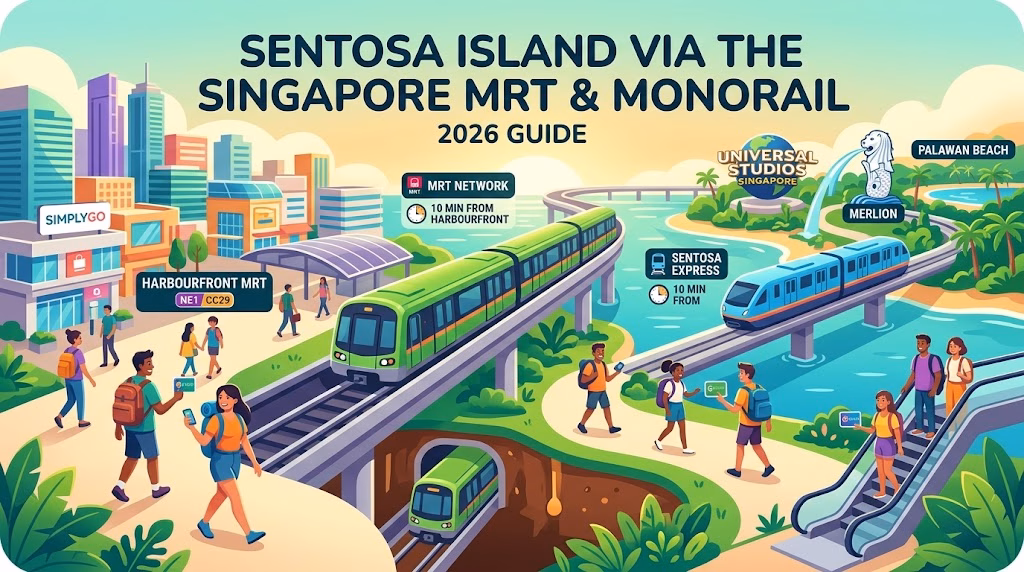Sentosa by MRT: Guide to Sentosa Island via the Singapore MRT (2026