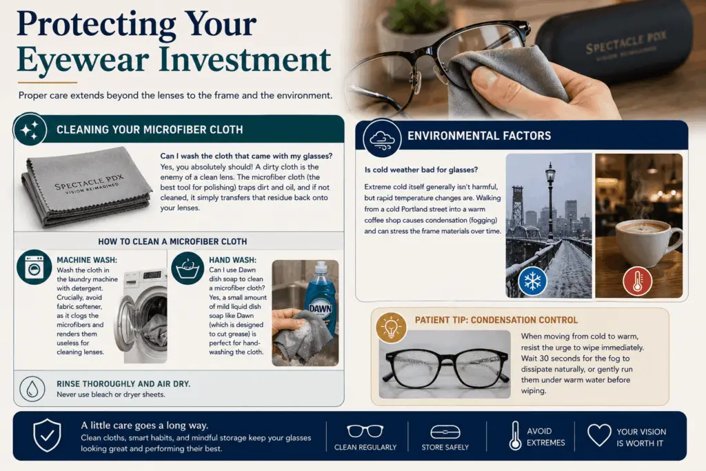 Complete Guide to Cleaning, Storing, and Caring for Your Glasses 1 Complete Guide to Cleaning, Storing, and Caring for Your Glasses