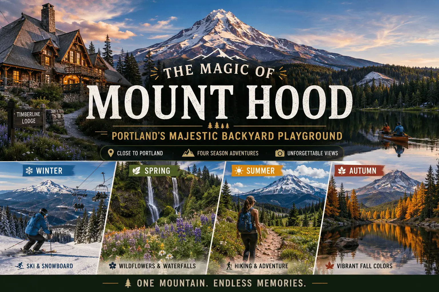 The Magic of Mount Hood: Portland’s Majestic Backyard Playground