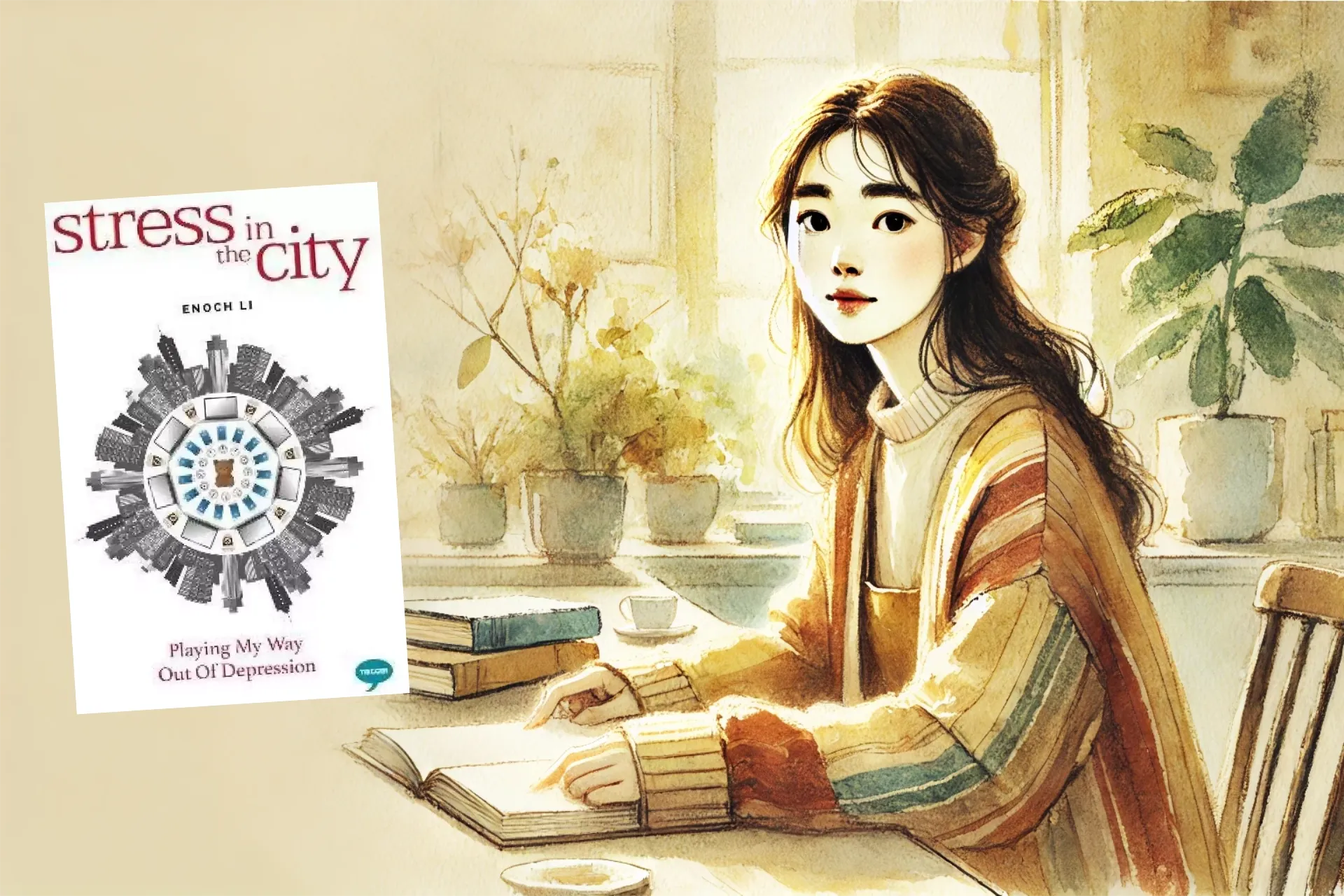 Enoch Li: Stress in the City (Buchrezension) 1 Illustration zum Buch "Stress in the City" von Enoch Li