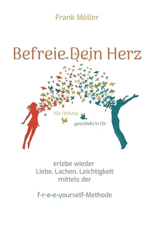befreie_dein_herz Cover des Buchs von Frank Möller "Befreie dein Herz - erlebe wieder Liebe, Lachen, Leichtigkeit mittels der f-r-e-e-yourself-Methode"