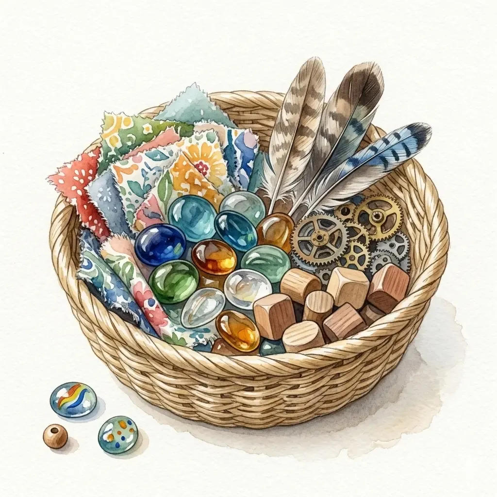 Lernbegleitungsausbildung für spielbasierte Entfaltung 7 Inspirierendes Naturmaterial
