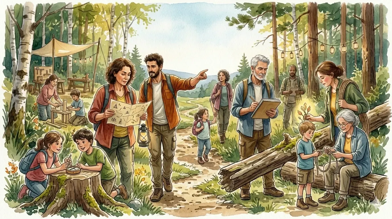 Spiel dein Leben – Entwicklungsraum für spielbasierte Entfaltung 5 Kinder und Erwachsene in der Natur