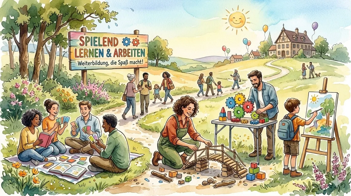 Spiel dein Leben – Entwicklungsraum für spielbasierte Entfaltung 9 Weiterbildungen