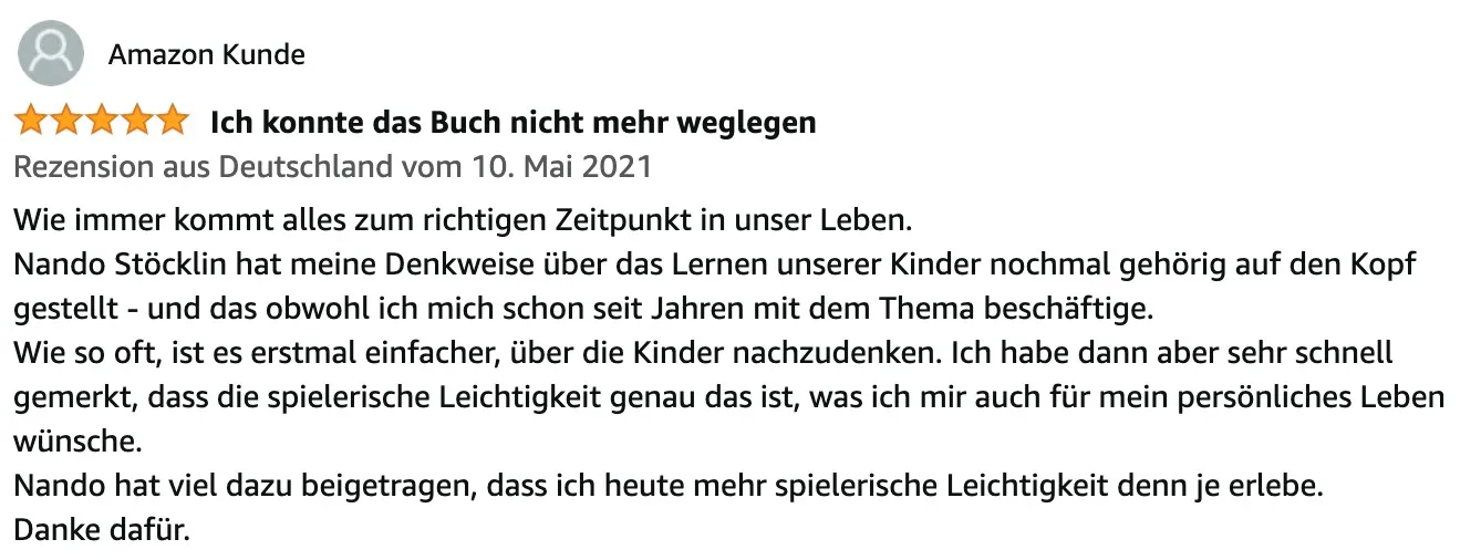 Buch 'Spiel dein Leben - über die Leichtigkeit des Lebens' 15 Buchrezension von Spiel dein Leben