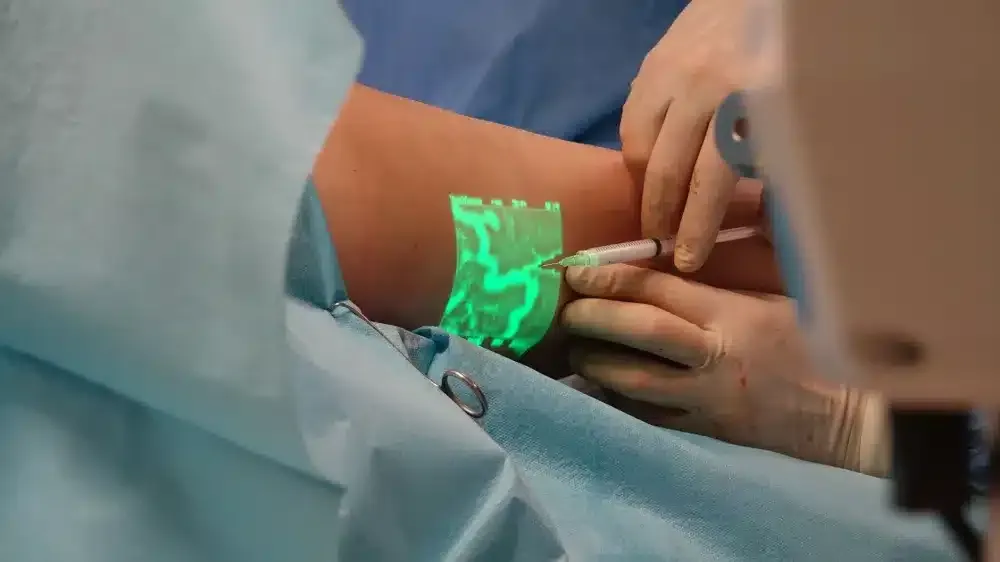 Trigger Point Injections in Plano, TX | Same-Week Consults 2 Clinician using ultrasound guidance to perform a minimally invasive trigger point injection