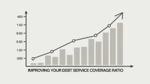 graphical representation of improving your debt service coverage ratio.