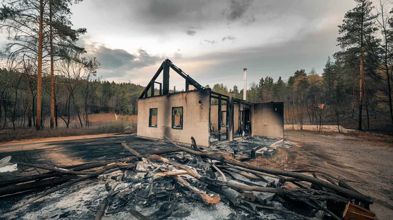 Construction loans after a fire