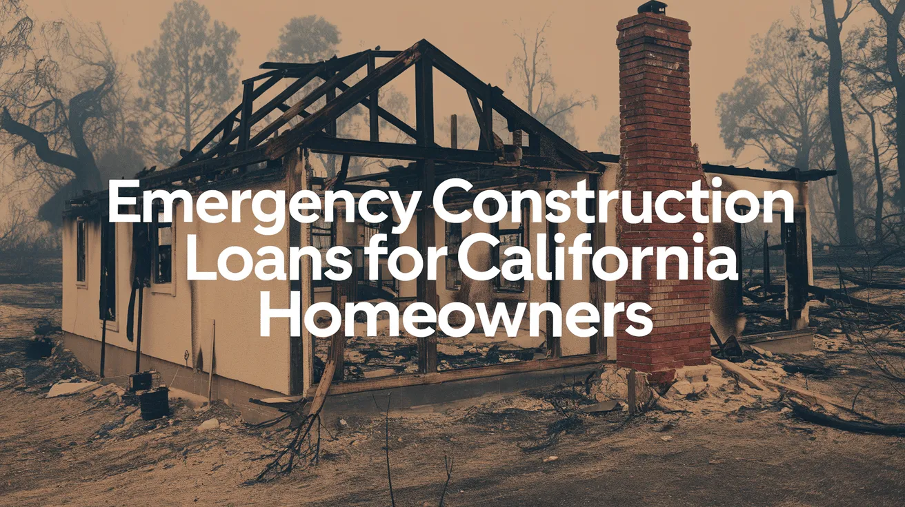 a house burned in a California wildfire