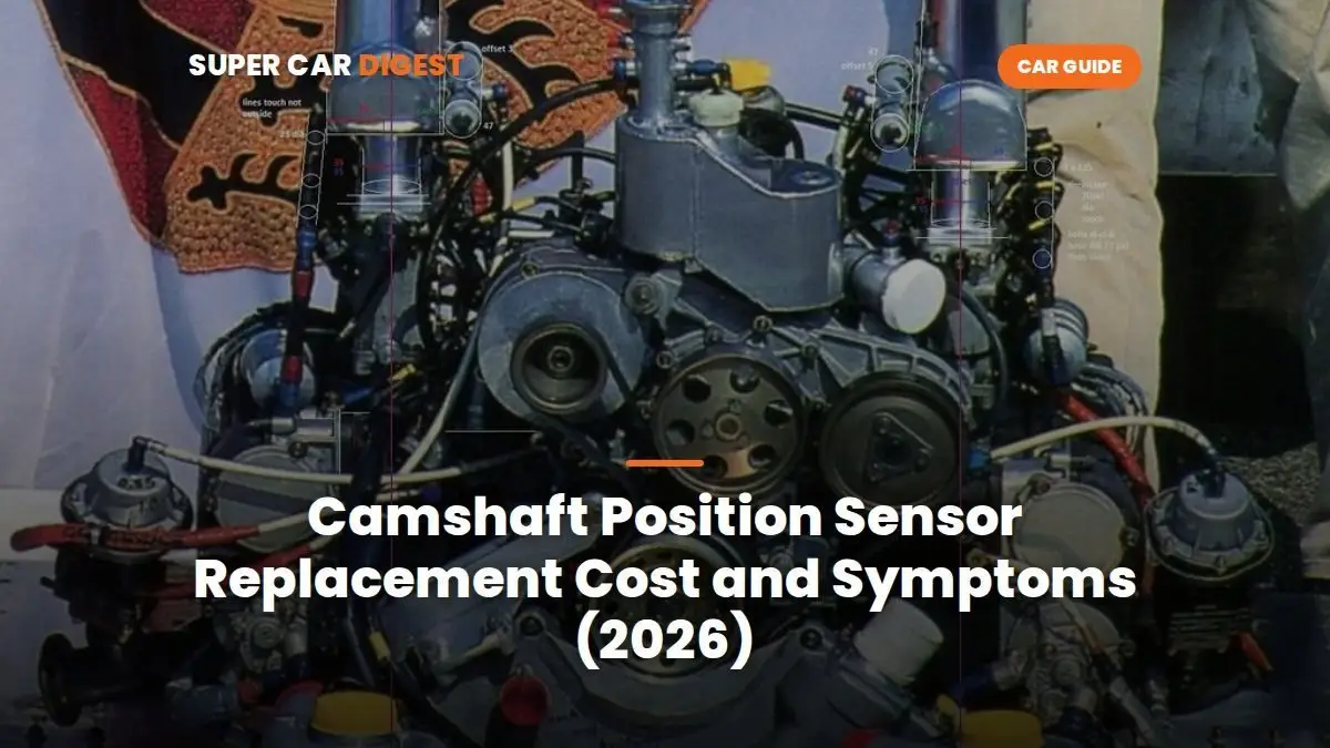Camshaft Position Sensor Replacement Cost and Symptoms (2026)