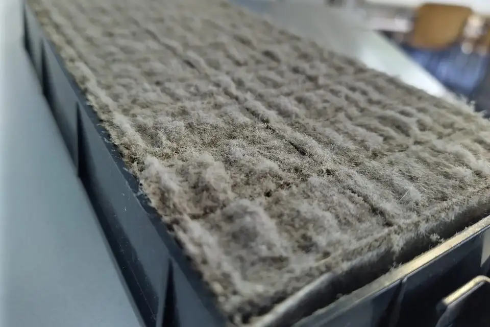 Dirty engine air filter; a clogged filter and contaminated MAF sensor cause similar symptoms