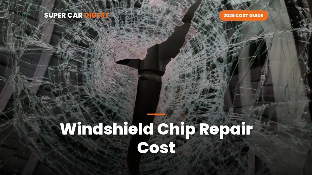 Windshield Chip Repair Cost in 2026: Chip, Crack, Insurance