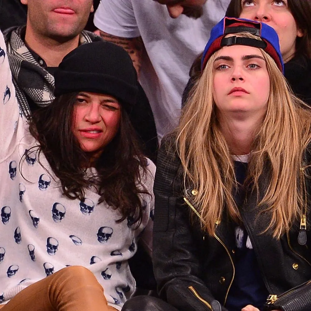 Cara Delevingne 2026: The Rebel Model Who Conquered Hollywood 16 Cara Delevingne and michelle rodriguez showcasing personal style and fashion details