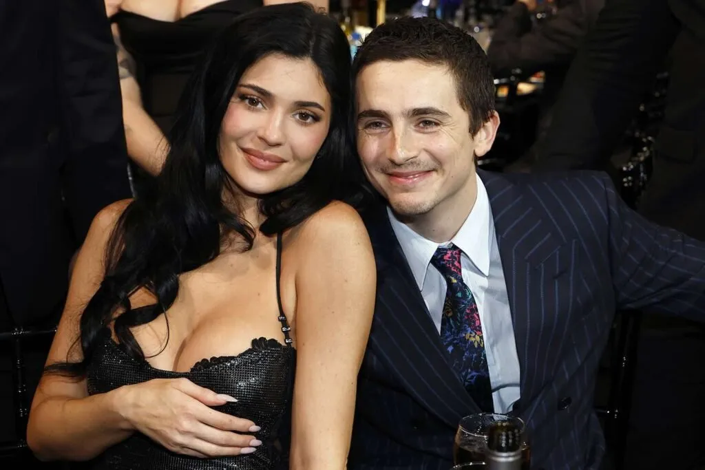 Kylie Jenner Children: Stormi & Aire Webster - Everything to Know in 2026 16 Kylie Jenner Children and timothee chalamet posing naturally for a professional photoshoot