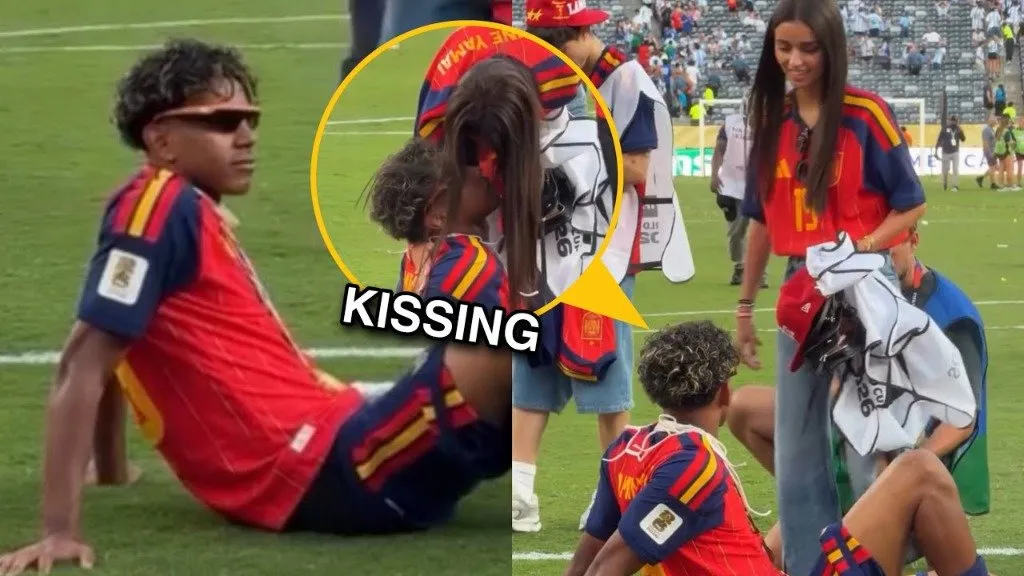 Lamine Yamal Girlfriend Ines Garcia Celebrates Spain's World Cup Win 9 lamine yamal girlfriend worldcup feat