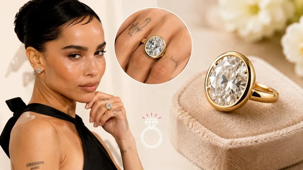 Zoë Kravitz Bezel Diamond Ring Has Everyone Talking 9 zoe kravitz ring feat