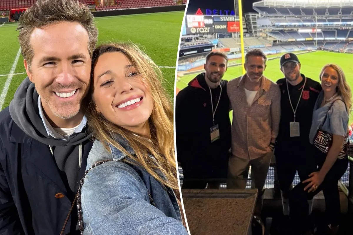 Blake Lively NYC Soccer Match: Rare Family Outing with Ryan Reynolds and Four Kids at Yankee Stadium 17 Blake Lively and Ryan Reynolds at NYC soccer match with family 2026