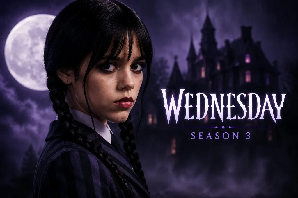 Jenna Ortega Wednesday Season 3 Brings Shocking Paris Twist 15 Jenna Ortega as Wednesday Addams in Wednesday Season 3 Netflix 2026