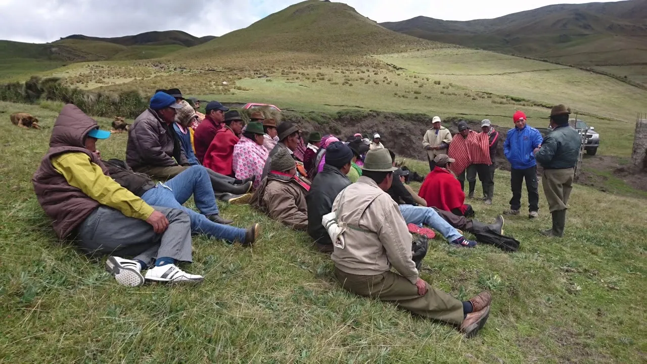 Recuperación de páramos en Rumichaca- Provincia de Cotopaxi