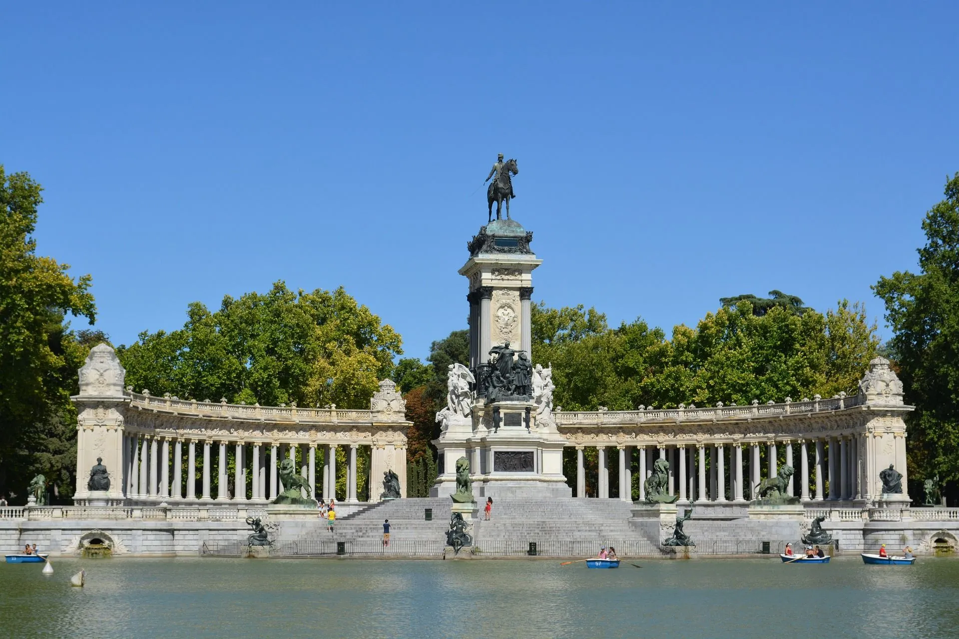 Retiro Park, Madrid, Spain.