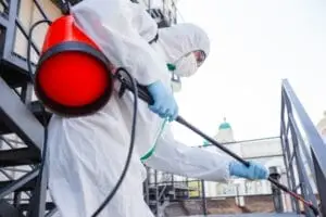 Protective Suit Spraying
