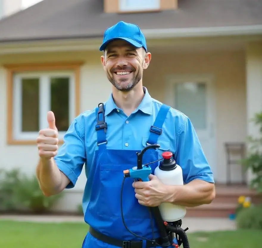 freepik__a-caucasian-man-35-years-old-with-a-blue-uniform-a__79160 Smiling pest control officer